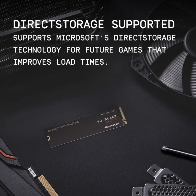 WD_BLACK 1TB SN770 NVMe 内蔵ゲーミング SSD ソリッドステートドライブ - Gen4 PCIe, M.2 2280｜en-office｜05