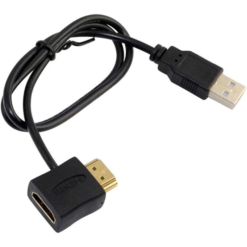 オーディオファン HDMI用 補助電源アダプタ HDMI (オス)- HDMI (メス) USB-A (オス) HDMI切替器・HDMIセレ｜en-office｜02