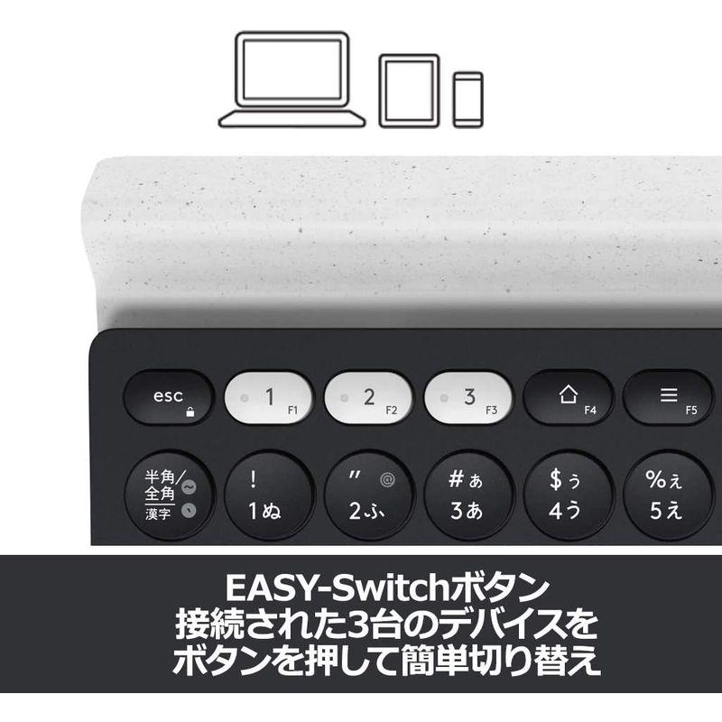 ロジクール ワイヤレスキーボード K780 Bluetooth Unifying ワイヤレス 無線 キーボード windows mac Ch｜en-office｜02