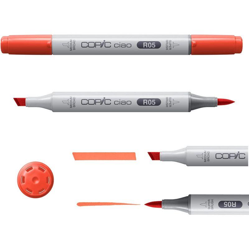 5%OFF】【5%OFF】Too コピック チャオ 72色 Bセット マーカー、蛍光ペン コピック 蛍光色系5本
