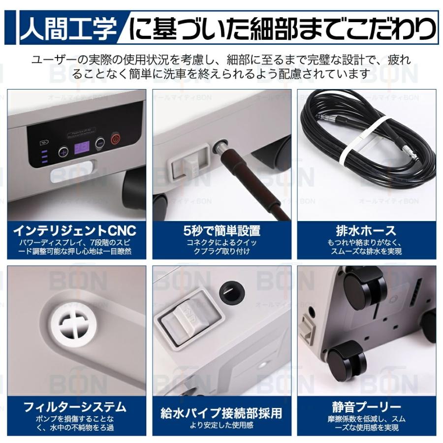 高圧洗浄機 コードレス タンク式 折り畳み式 充電式 6.0MPa 洗浄機