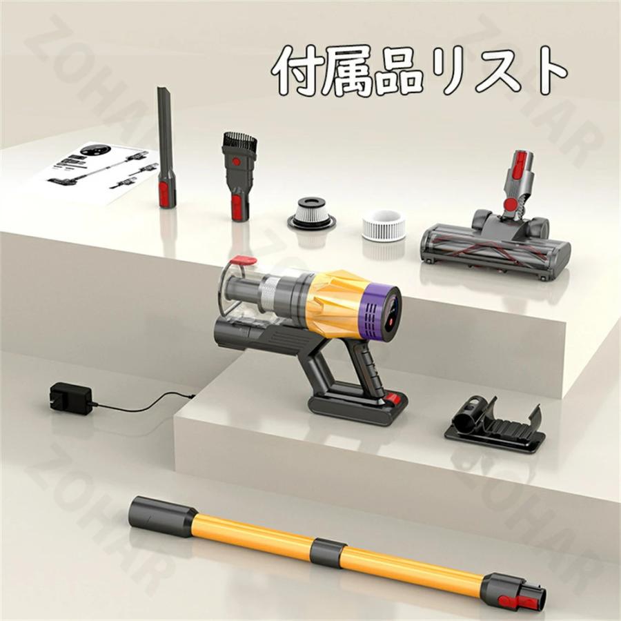 新モデル登場】掃除機 コードレス 45000pa超強力吸引 550W 60分長時間