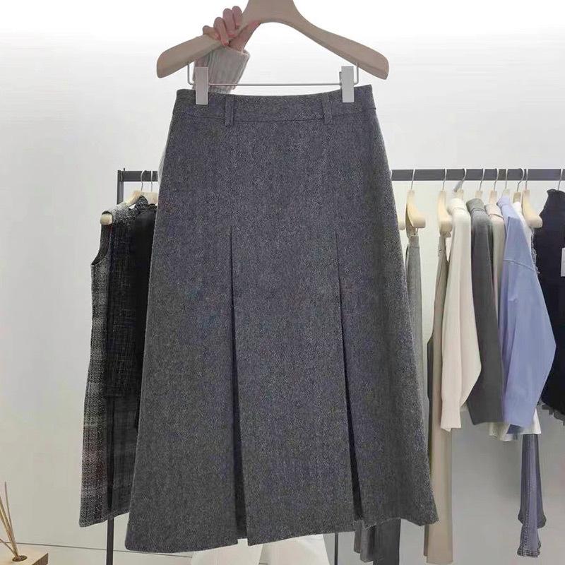 ランキングや新製品 秋冬ミモレ丈 ハイウエスト コーデ レディース 裏起毛 50代 40代 30代 冬 秋 ロング スカート Aライン 着痩せ オシャレ コーデ ウール混スカート ロング マキシ丈スカート サイズ M Lospinos Sa Com