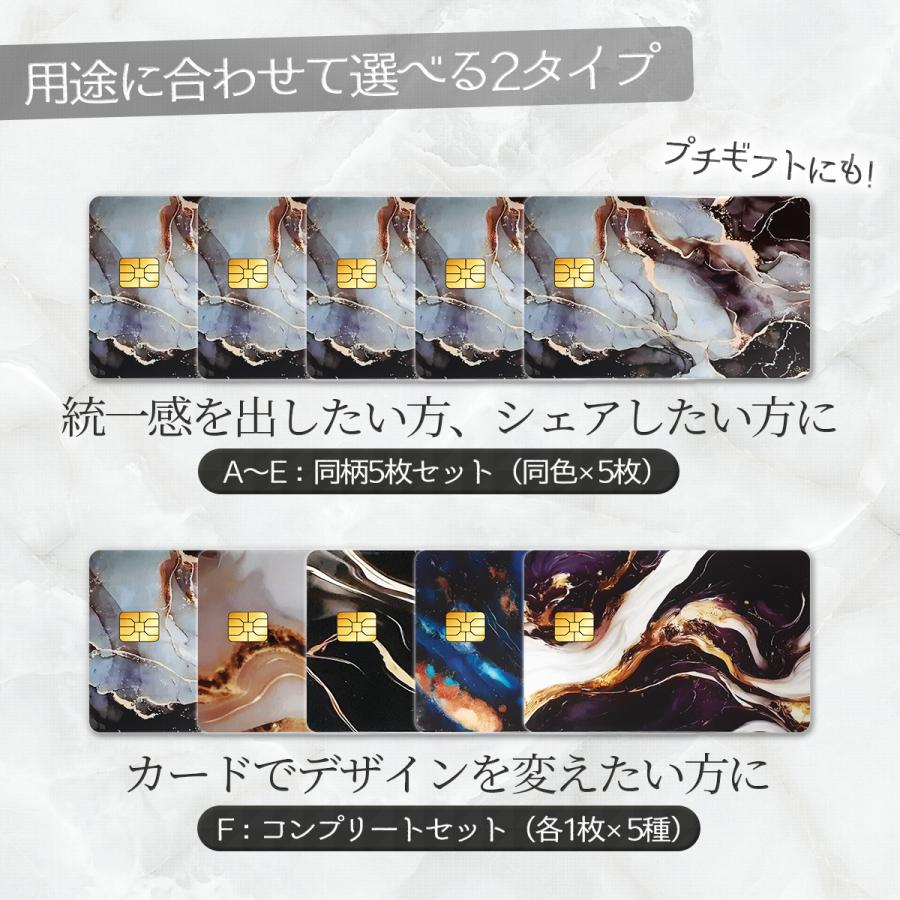ICカードステッカー 5枚セット クレジットカード シール 目隠し 防犯