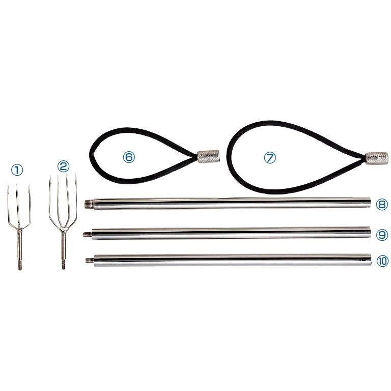 ステンレス三段ヤス NPK ナカジマ 1310 : エナドットコム Yahoo!店