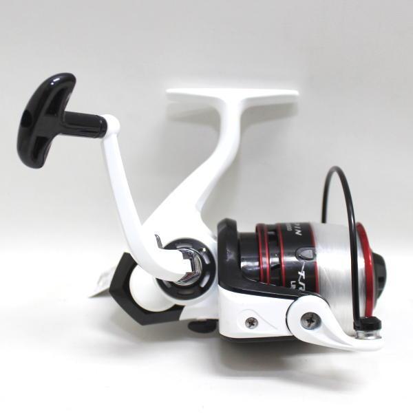 スピニングリール 6500 ライン付き ホワイト トレノスピン : エナ