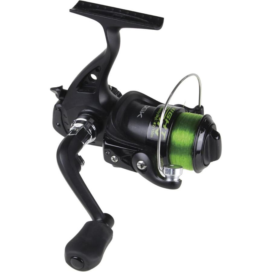 リール LED付き 光る ライン付き スピニングリール NSPF800 OGK ナイト