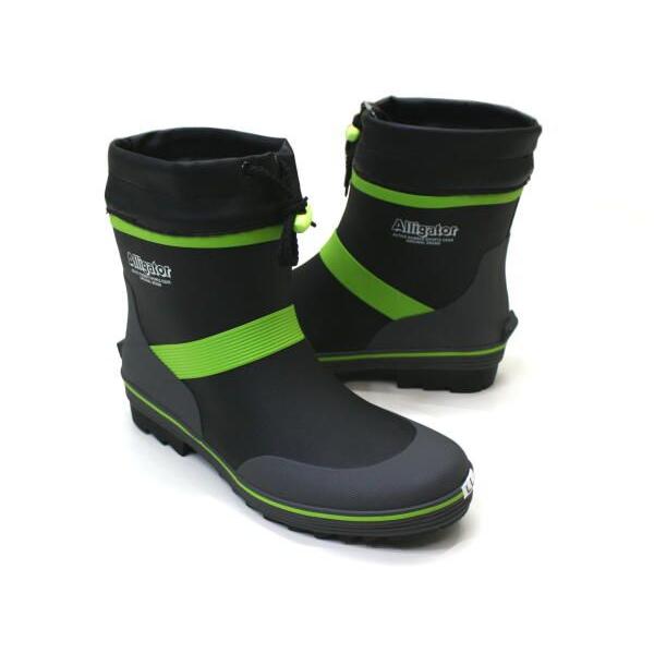 長靴 ショートラバーブーツ ALLIGATOR アリゲーター オカモト RMM-382