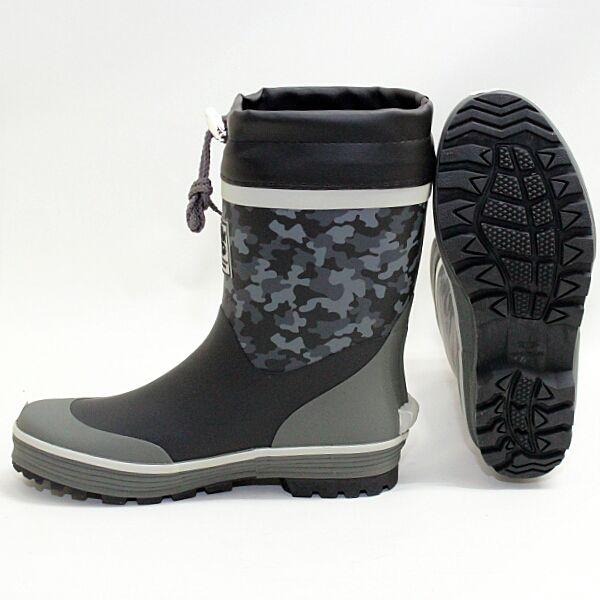 長靴 ショートラバーブーツ カモフラ ALLIGATOR アリゲーター オカモト