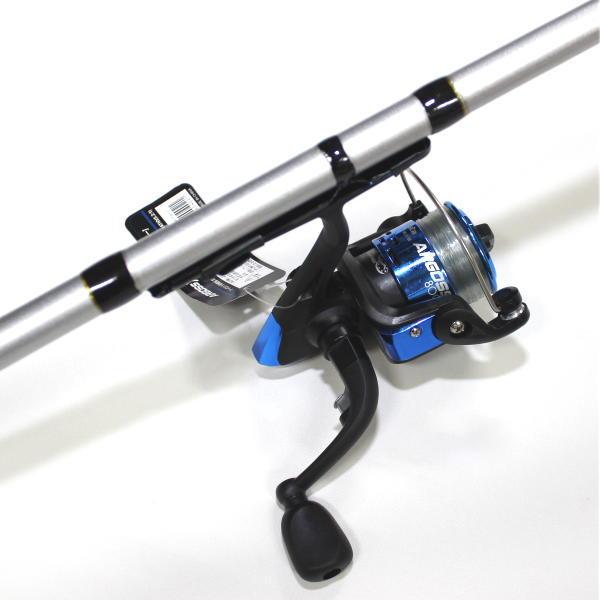 サビキ釣り ロッド リールセット サビキ釣りセット 磯防波堤ロッド270+ライン付きリール 釣竿 リール