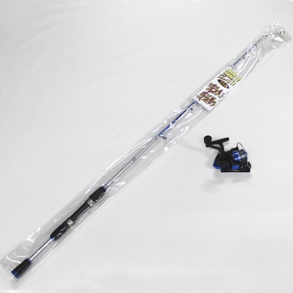 防波堤 テトラ釣りセット 1ピースマルチロッド110+ライン付きリール800