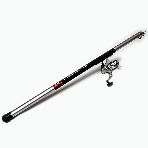 投げ釣りセット ロッド420+ライン付きリール3000 釣竿 リールセット |  | 01