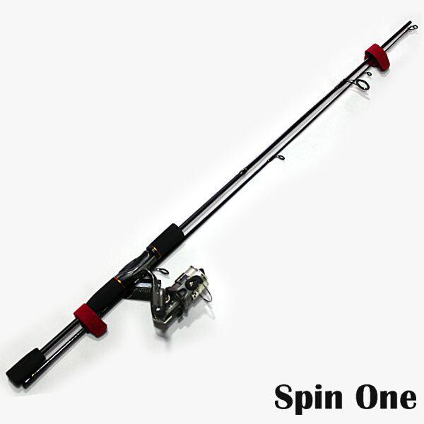 Spin One ライトゲーム入門セット 6.2ft ルアーロッド ＋ ライン付き