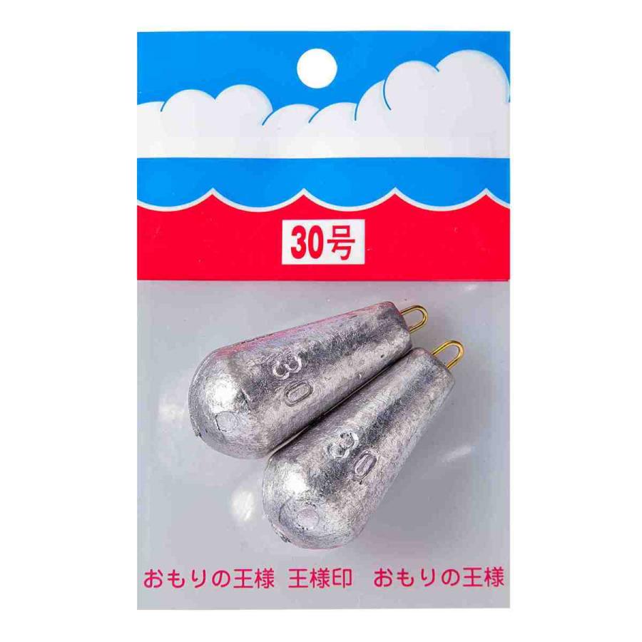 パックオモリ（小袋入）ナス型 【30号】 第一精工 23079 : エナ