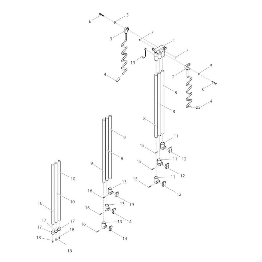部品】 レバーストッパー小 (39510) パーツNo.13 [第一精工 サーフ三脚
