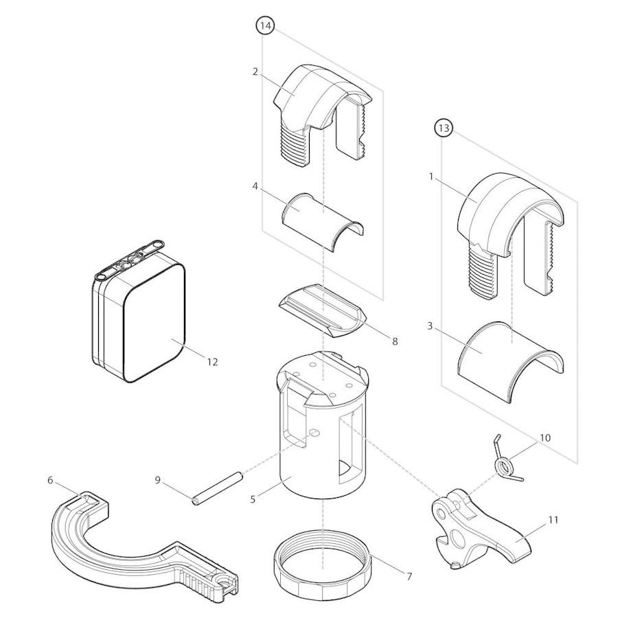 部品】 DXスマートヘッド小 (09427) パーツNo.2 [第一精工 DXスマート
