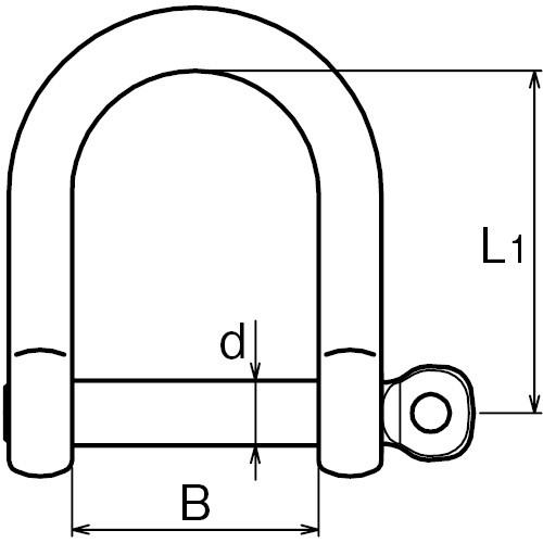 巾広ピンシャックル ASANO 浅野金属 AK11363 : エナドットコム Yahoo