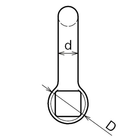 角頭シャックル 鍛造 ASANO 浅野金属 AK11327 : エナドットコム Yahoo