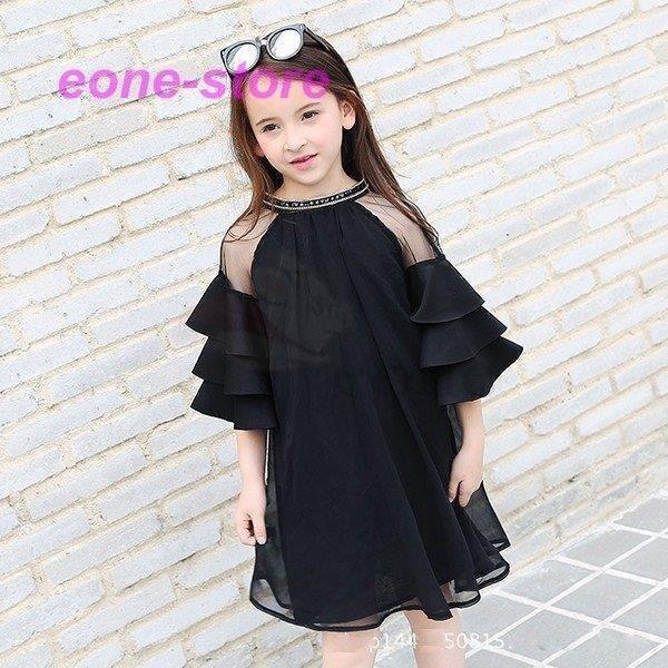 子供服 ワンピース 半袖 春夏 女の子 キッズワンピース 薄手 レースワンピース チュニック 子供ドレス ジュニア おしゃれ 可愛い 涼しい 海辺 新品 150cm 160cm 8b17t75r96 ベビー キッズ マタニティ Phoenix Ge