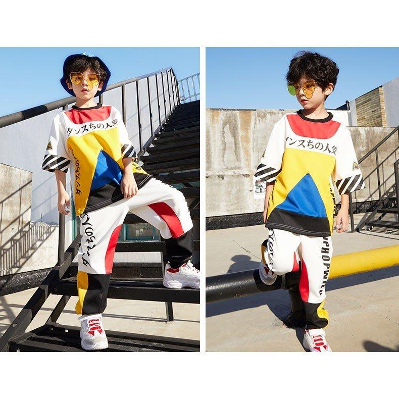 感謝の声続々 子供 ダンス衣装 ダンスウェア ヒップホップ スウェット キッズ Hiphop セットアップ 子供服 男の子 ジャズダンス パルクール ジュニア 練習着 体操服