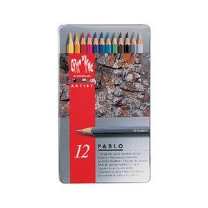 CARAN d'ACHE（カランダッシュ） 送料無料 油性色鉛筆 パブロ色鉛筆 12