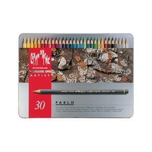 CARAN d'ACHE（カランダッシュ） 送料無料 油性色鉛筆 パブロ色鉛筆30