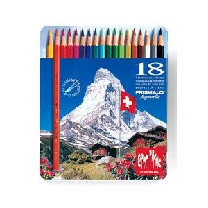 CARAN d'ACHE（カランダッシュ） 送料無料 水溶性色鉛筆 プリズマロ 18