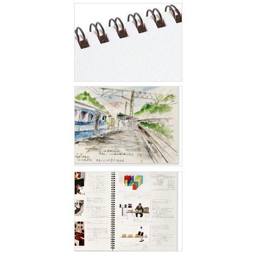 メール便不可 マルマン スケッチブック 図案シリーズ B5サイズ 24枚 画用紙 並口(中性紙)（S140） 10冊セット｜enauc｜03
