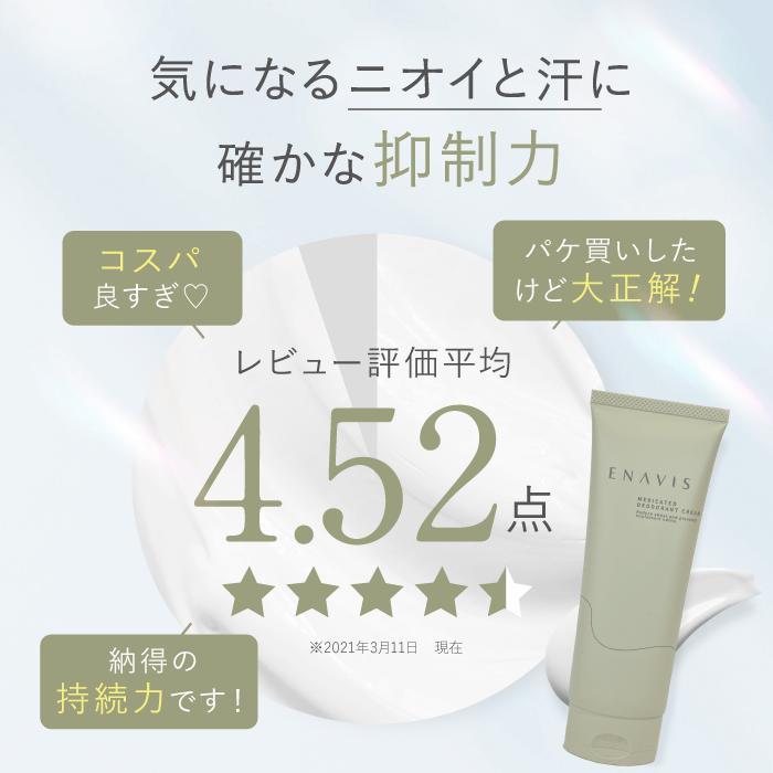 【新品未開封】ENAVIS 薬用 デオドラント A クリーム 4本セット 制汗 ENAVIS 《単品購入》制汗剤 顔 わきがクリーム ワキガ 100g