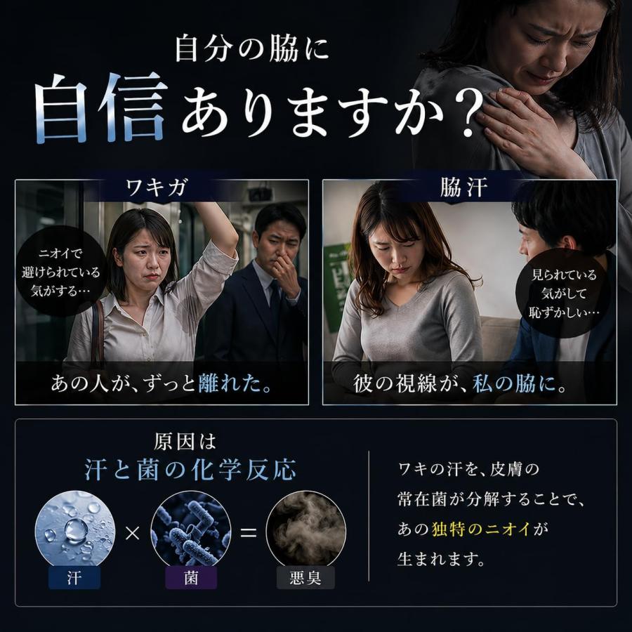 ENAVIS（エナビス） 《2本セット》制汗剤 顔 わきがクリーム ワキガ