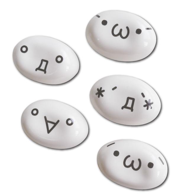 平成レトロ MONOMANEX かおもじん 非売品 顔文字 かおもじ　ショボーン 平成レトロ 顔でか 顔文字マスコット シャキーン ショボーン がまぐち