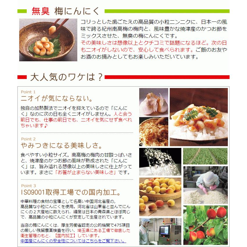 梅にんにく 500g 次の日もニオイがしない無臭にんにく 紀州南高梅と国産かつお節で熟成 2個まではネコポス便 Nn 猿梅 Yahoo 店 通販 Yahoo ショッピング