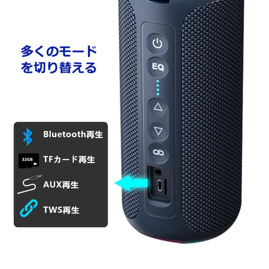 ☆BluetoothスピーカーIPX7防水、28時間連続再生　2個セット レビューでプレゼント】 【2台セット】Bluetooth スピーカー 重低音