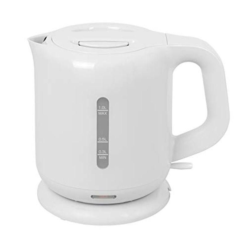 山善 電気ケトル 1.0L 沸騰自動OFF機能付き ワンタッチ操作 ホワイト DKE-100(W) :20220627131348-00248:ラッキーハウス - 通販 - Yahoo!ショッピング 山善 電気ケトル 1.0L 沸騰自動OFF機能付き ワンタッチ操作 ホワイト DKE-100(W) :20220627131348-00248:ラッキーハウス - 通販 - Yahoo!ショッピング