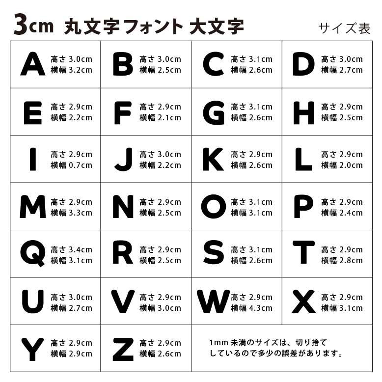 3cm 厚さ約6mm 切り抜き文字 アルファベット大文字 木製 アンシャンテラボ 【ゆうパケット対応】｜enchante-kobo｜10