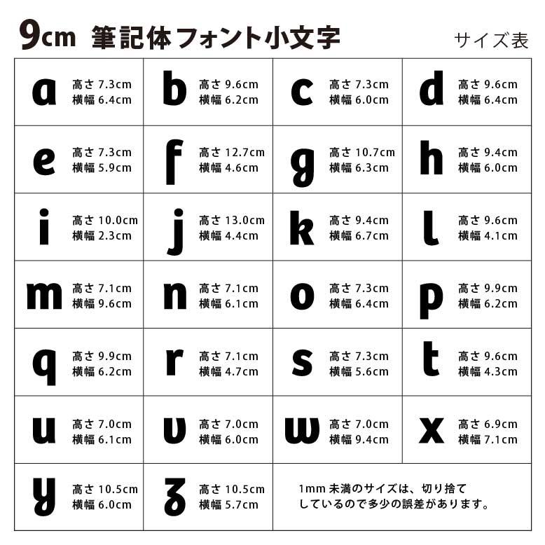 9cm 厚さ約6mm 切り抜き文字 アルファベット小文字 木製 アンシャンテ