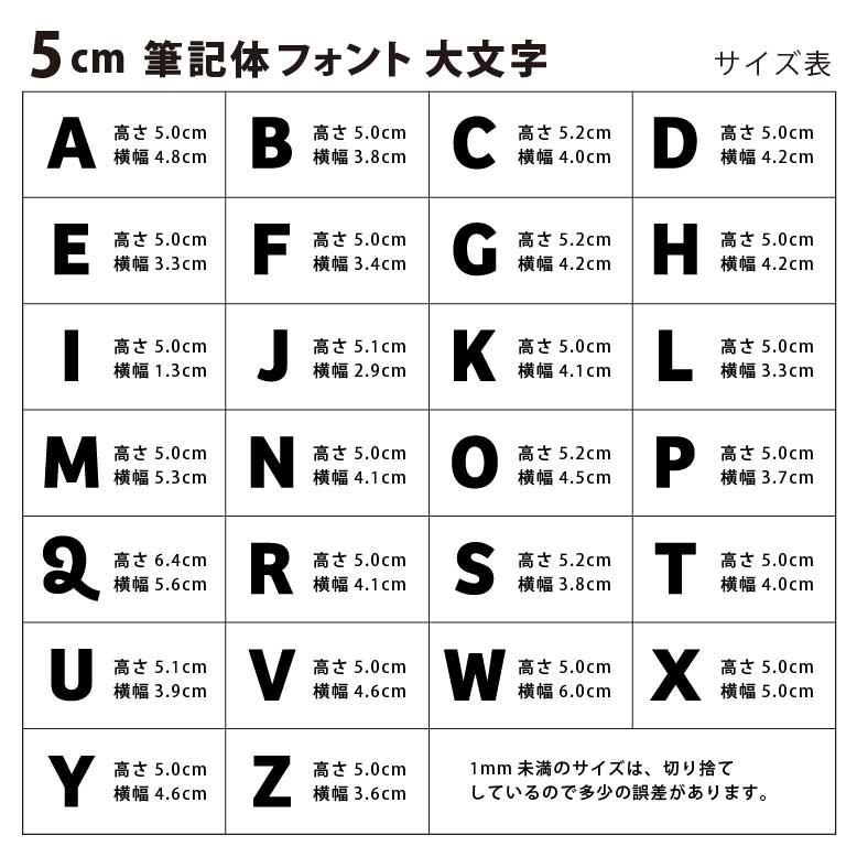 5cm 厚さ約3mm 切り抜き文字 アルファベット大文字 アクリル製 アンシャンテラボ 【ゆうパケット対応】｜enchante-kobo｜06