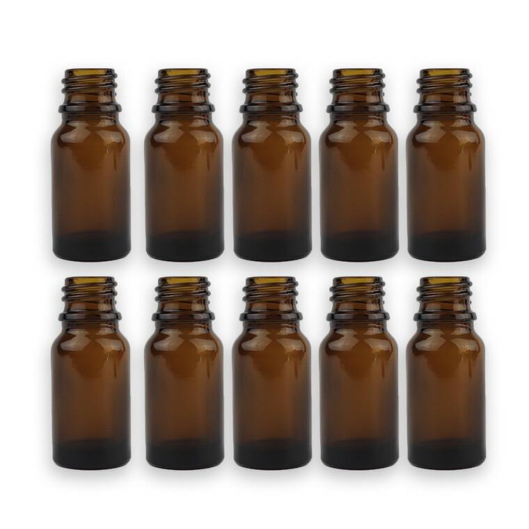 遮光瓶 （茶色）20ml/14本 :遮光瓶 （茶色）10ml/34本 10ml 10本セット 遮光瓶 茶色 ドロッパー付 25mm×57.5mm Φ10.5mm【ゆう