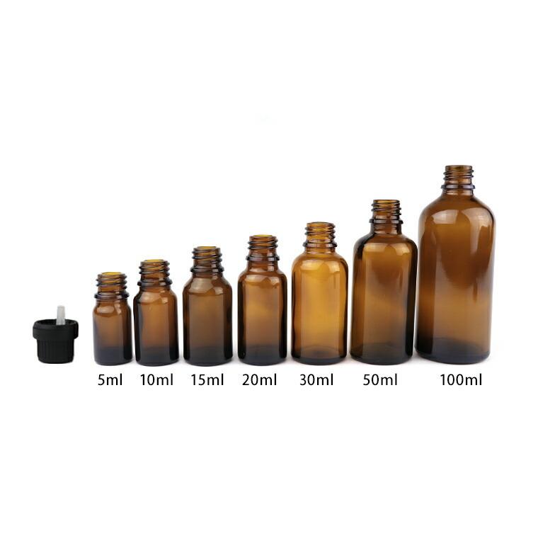 10ml 10本セット 遮光瓶 茶色 ドロッパー付 25mm×57.5mm Φ10.5mm【ゆう
