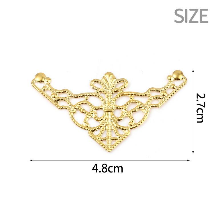 HMイヤリングゴールド透かしパーツ