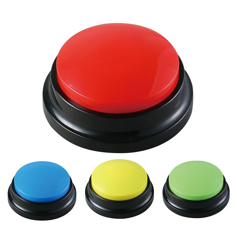 RECプッシュ 選べる4色 1個入 【宅配便】 :AT-75221:名入れ記念品の店アンシャンテラボ 通販 VOCA 音声録音 音声再生 75221 RECプッシュ 赤