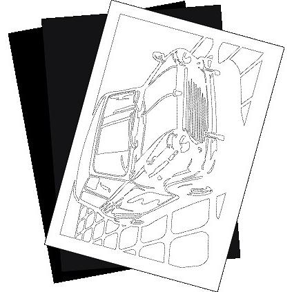 Bmc モーリス ミニクーパー 1 の切り絵用 型紙 と切り絵用紙2枚のセット メーカ直送品 Ck 023 アンシャンテマーケット 通販 Yahoo ショッピング