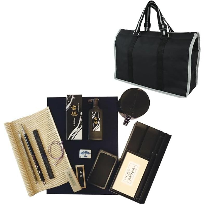 漆風箱入り　大人の書道セット 漆風箱入り 大人の書道セット 漆風箱入り 大人の書道セット 楽天