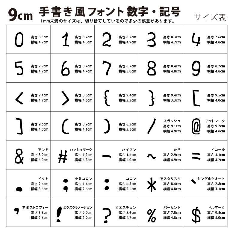 アンシャンテラボ 木製切り抜き文字 数字・記号 9cm 厚さ約6mm 切り文字 切文字 パーツ【ゆうパケット対応】｜enchante｜13