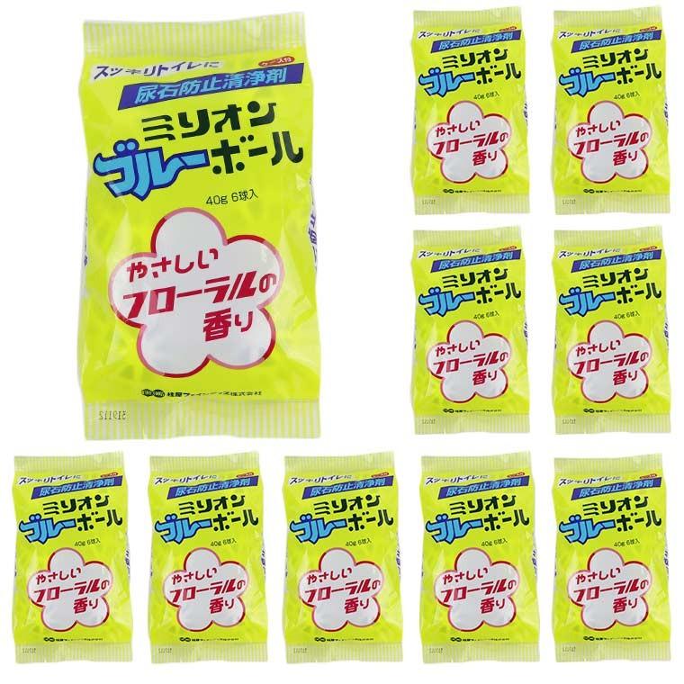 10袋仕掛ける 尿石押しとどめる洗いもの剤 百萬 青碧どんぶり鉢 容れもの付き添い人 6P【宅配便】 キッチン、日用品、文具-トイレ用品-その他トイレ用品