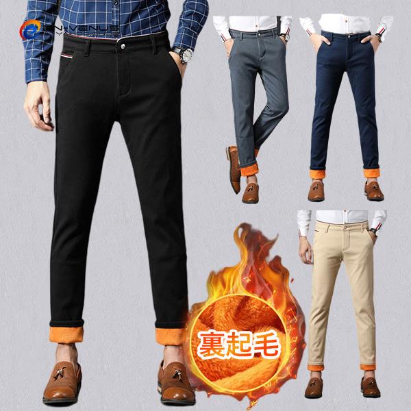 メンズ スラックス ノータック スリム ズボン チノパン 通勤 ビジネス対応 カジュアル 代30代40代50代 細身 美脚 ゴルフパンツ 暖か 裏起毛 防寒対策 New売り切れる前に
