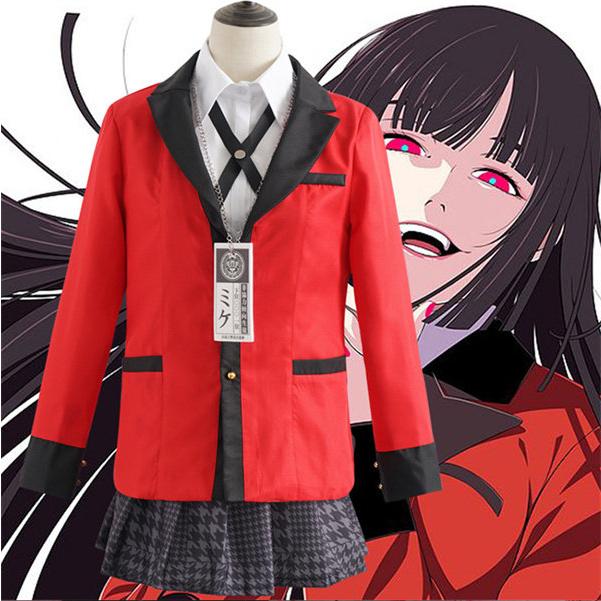 賭ケグルイ風 蛇喰夢子風 コスプレ衣装 ウィッグ 制服 cosplay