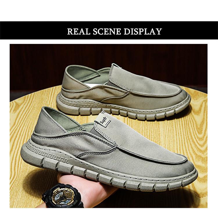 デッキシューズ スニーカー メンズ スリッポン ローカット 紳士靴 幅広