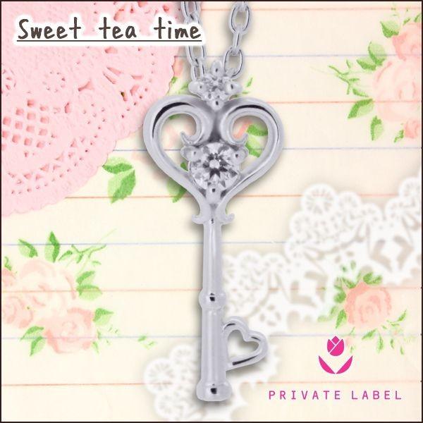 プライベートレーベル Private Label ネックレス レディース ハッピーキー シルバー ジュエリー ファッション アクセサリー ペンダント 正規品