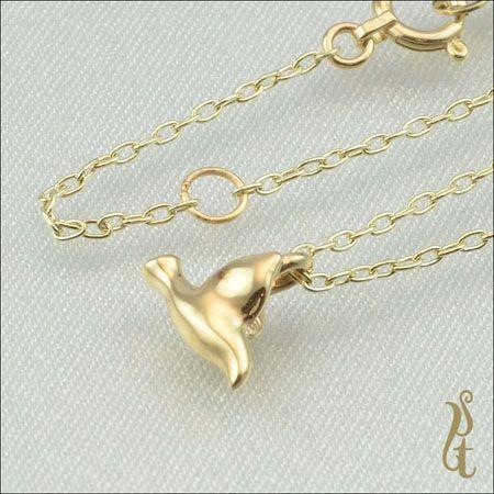 ウズイスト UZUIST ネックレス レディース アクセサリー K10YG ペンダント 鳥モチーフ 鏡面仕上げIN-216 レビューを書いて送料無料